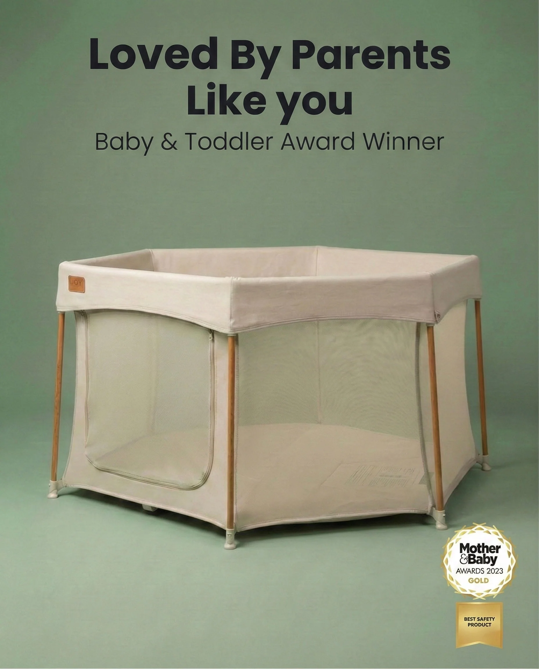 All Stars JOY Baby Playpen - Natural - Image 4