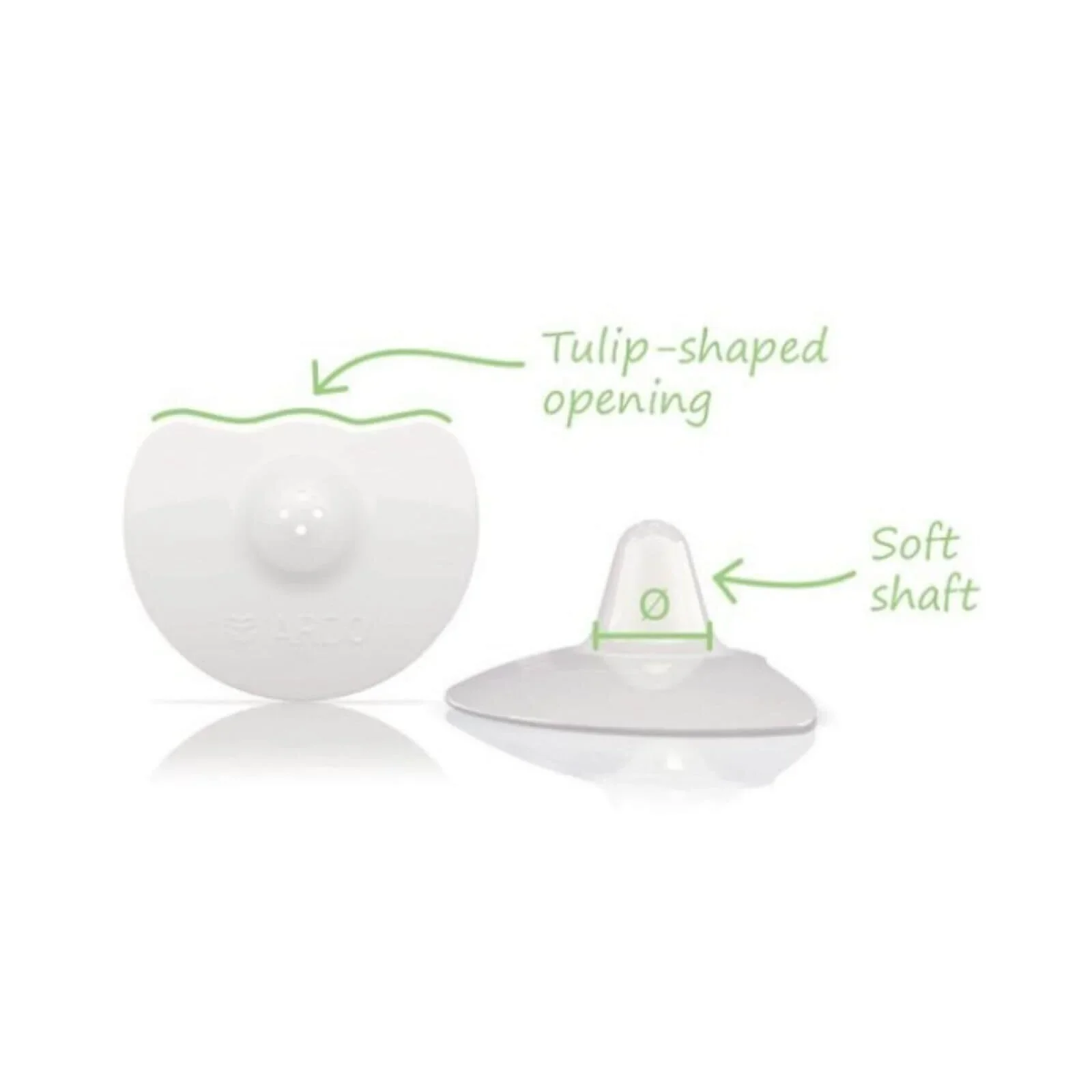 Ardo Tulips Contact Nipple Shields L Size 2 pcs - Image 2