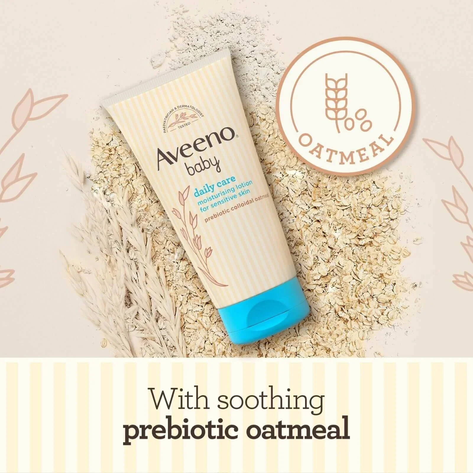 Aveeno Baby Daily Care Moisturising Lotion 150ml - Image 3