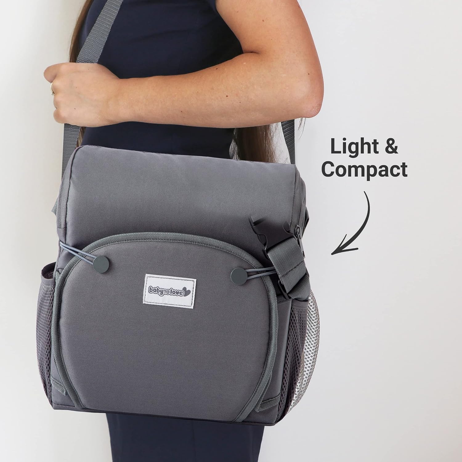 Baby to Love Travel Up Backpack Chair & Booster Seat - Anthracite - Image 7