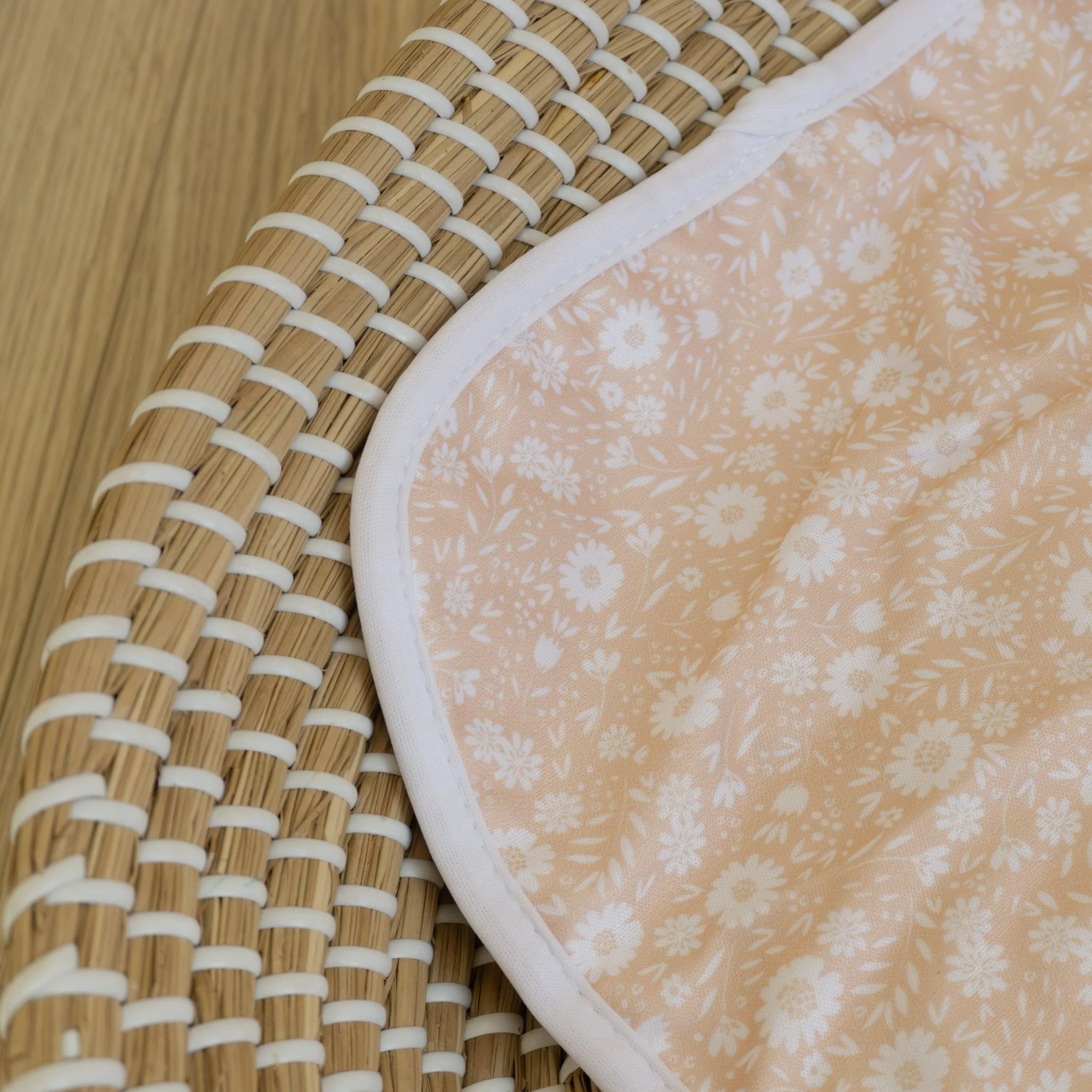 Baby Travel Changing Mats - Flower Power Peach - Image 4