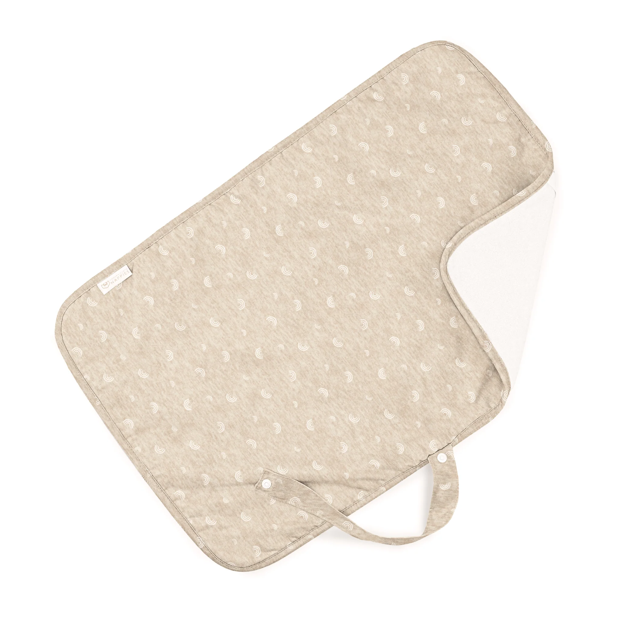 Baby Travel Changing Mats - Rainbow Oatmeal - Image 9
