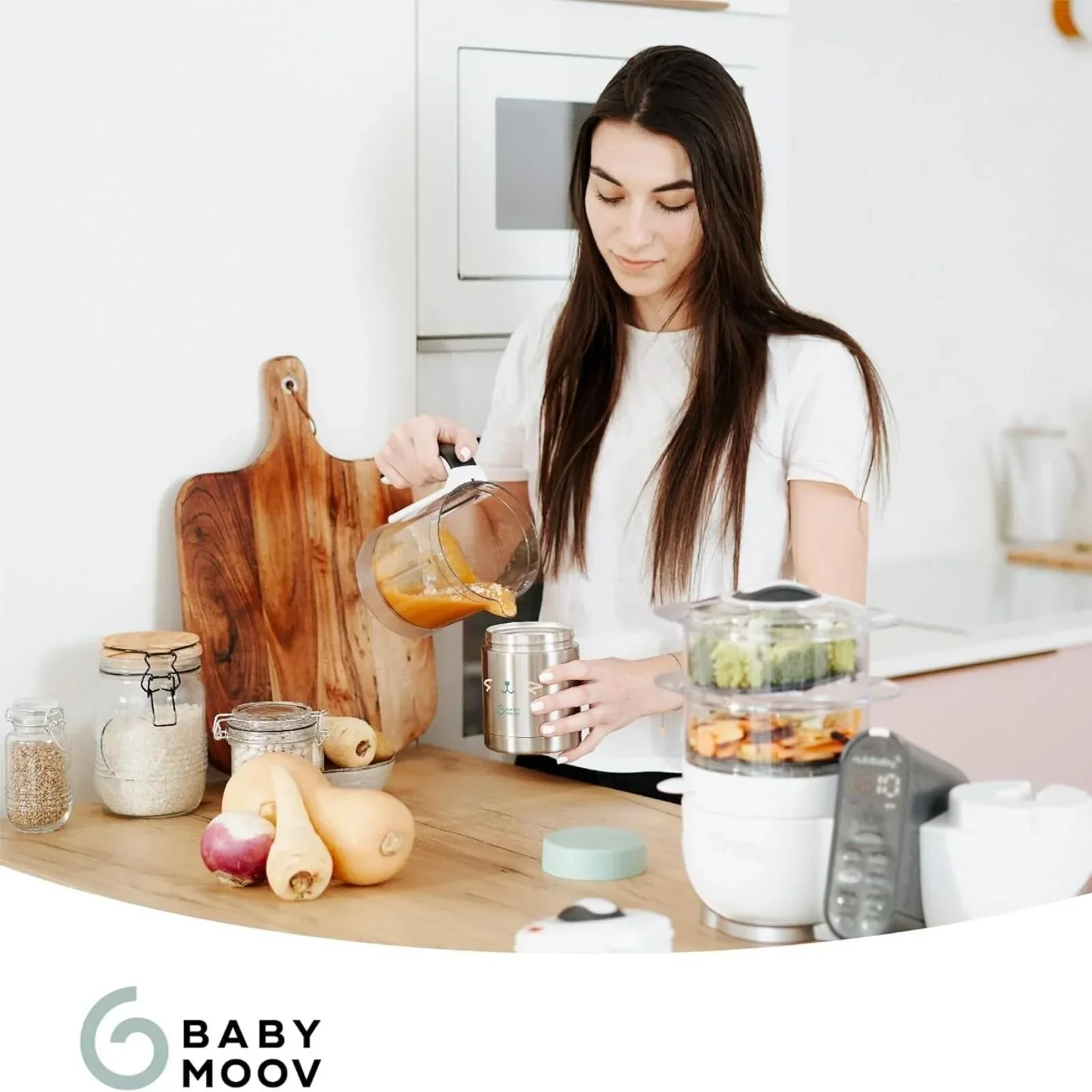 Babymoov Stainless Steel Insulated Food Flask - Fox - Image 6