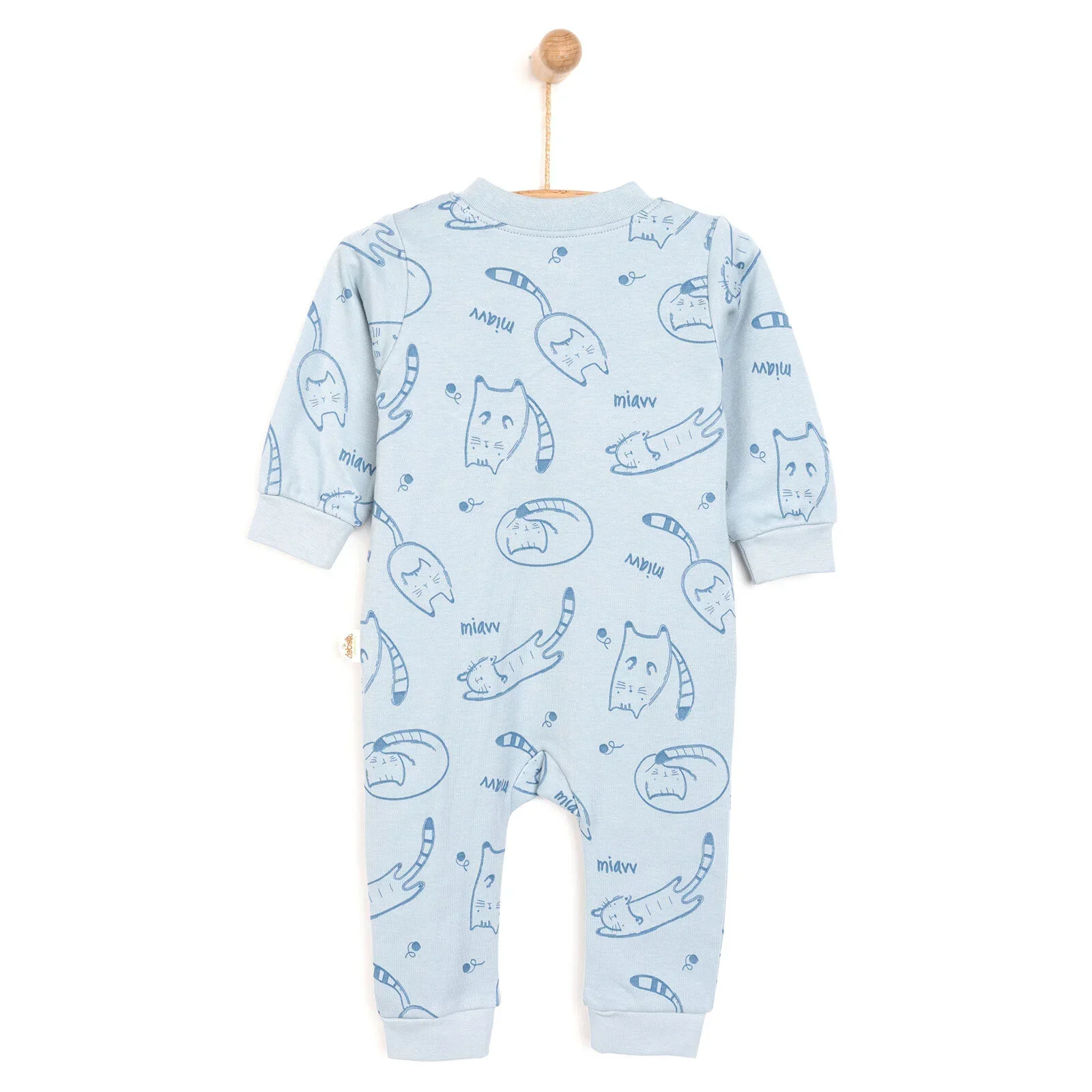 Bebetto Baby Boy Footless Jumpsuit - Indigo - Image 2