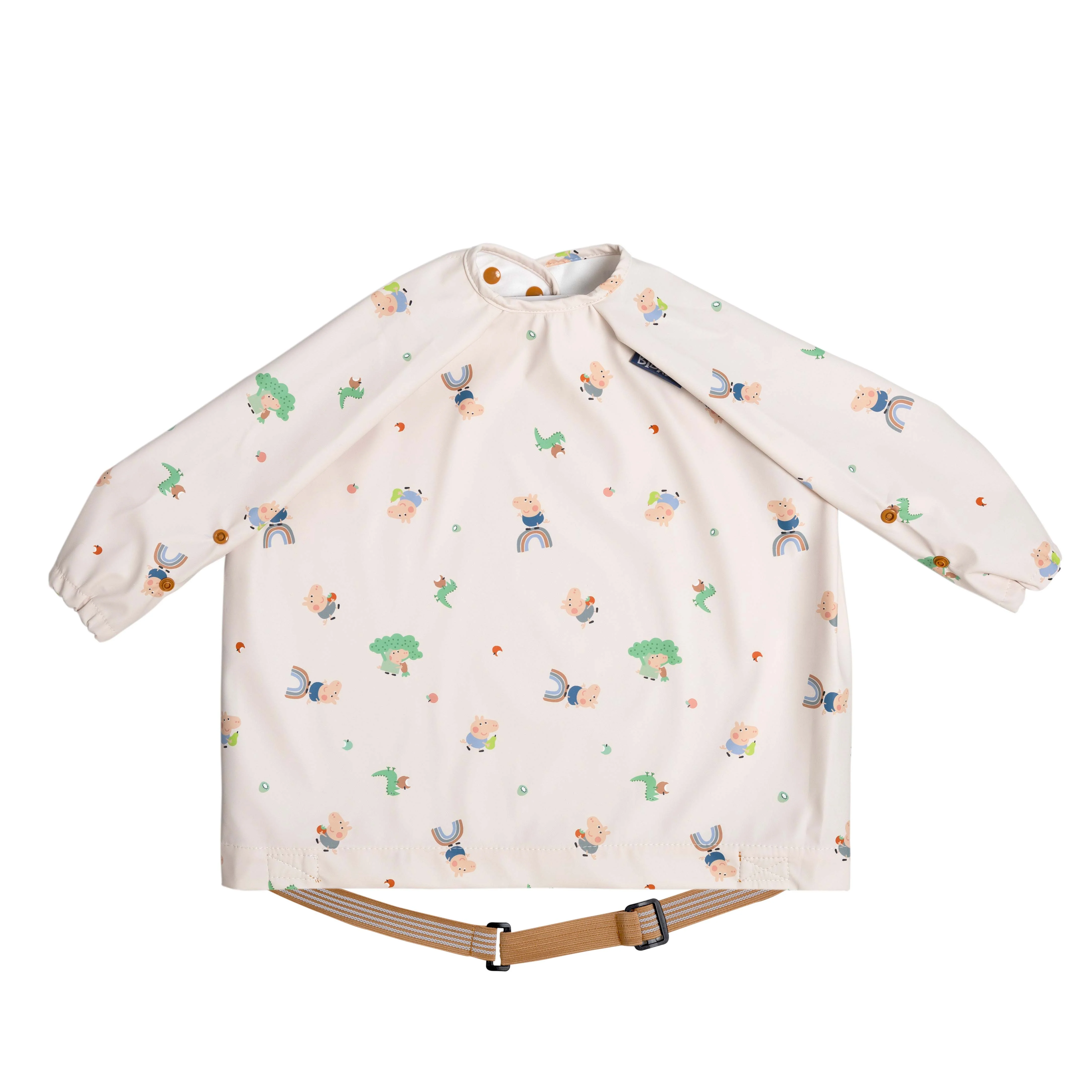 Bibado Coverall Weaning Bib (Available in Botanical Bunnies/Chasing Rainbows/George Pig/Peppa Pig/Serengeti Spaghetti) - Image 16