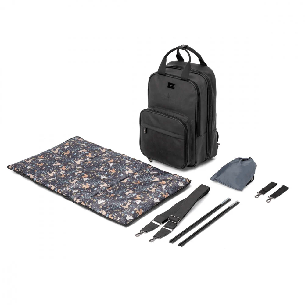 Bizzi Growin 2-in-1 Travel Bag & Baby Crib Vegan Leather - RucPOD ® - Image 10
