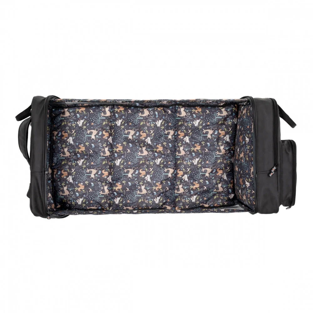 Bizzi Growin 2-in-1 Travel Bag & Baby Crib Vegan Leather - RucPOD ® - Image 9