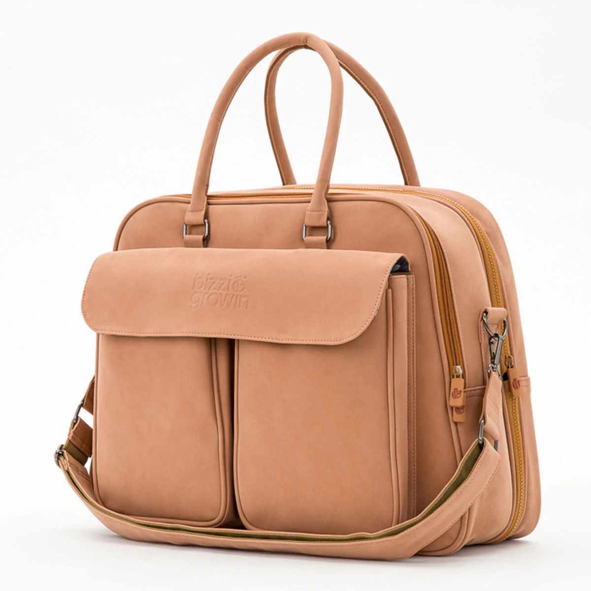 Bizzi Growin Baby Travel Crib Changing Bag POD ® - Vegan Leather - Image 17