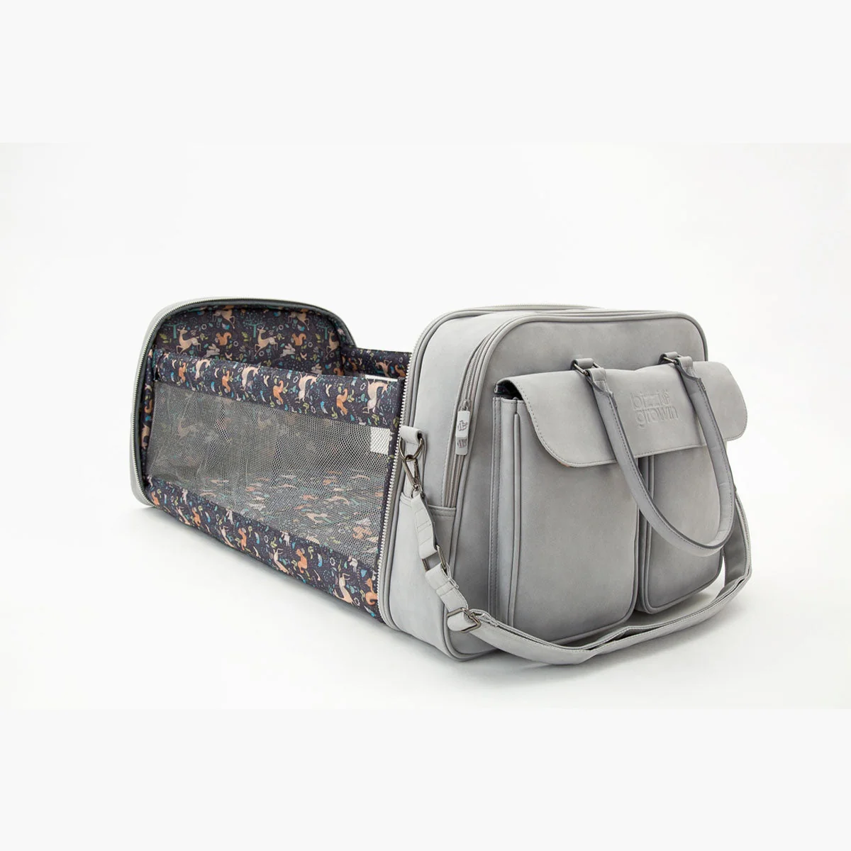 Bizzi Growin Baby Travel Crib Changing Bag POD ® - Vegan Leather - Image 24
