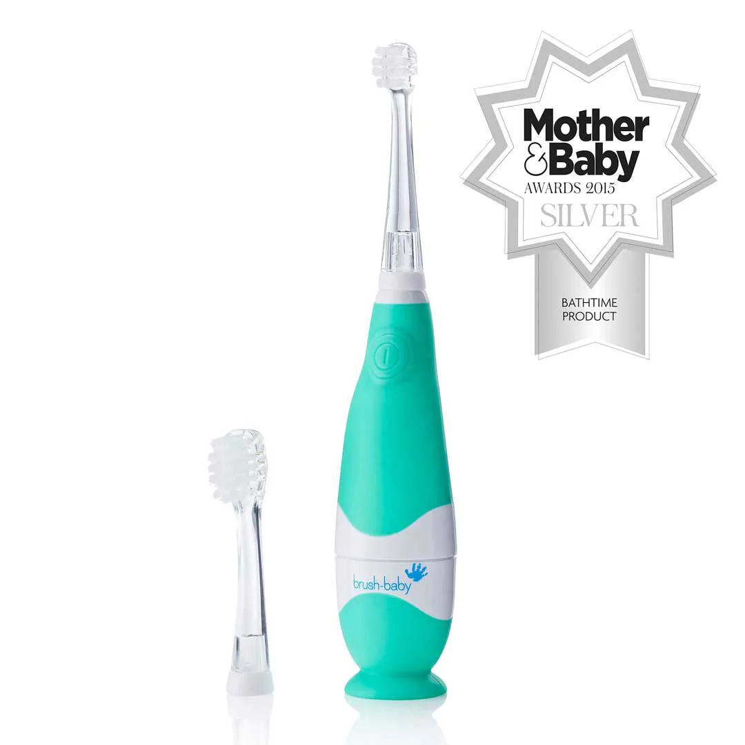 Brush Baby Babysonic Electric Toothbrush (0-3 Years) - Available in Teal/Pink/Blue