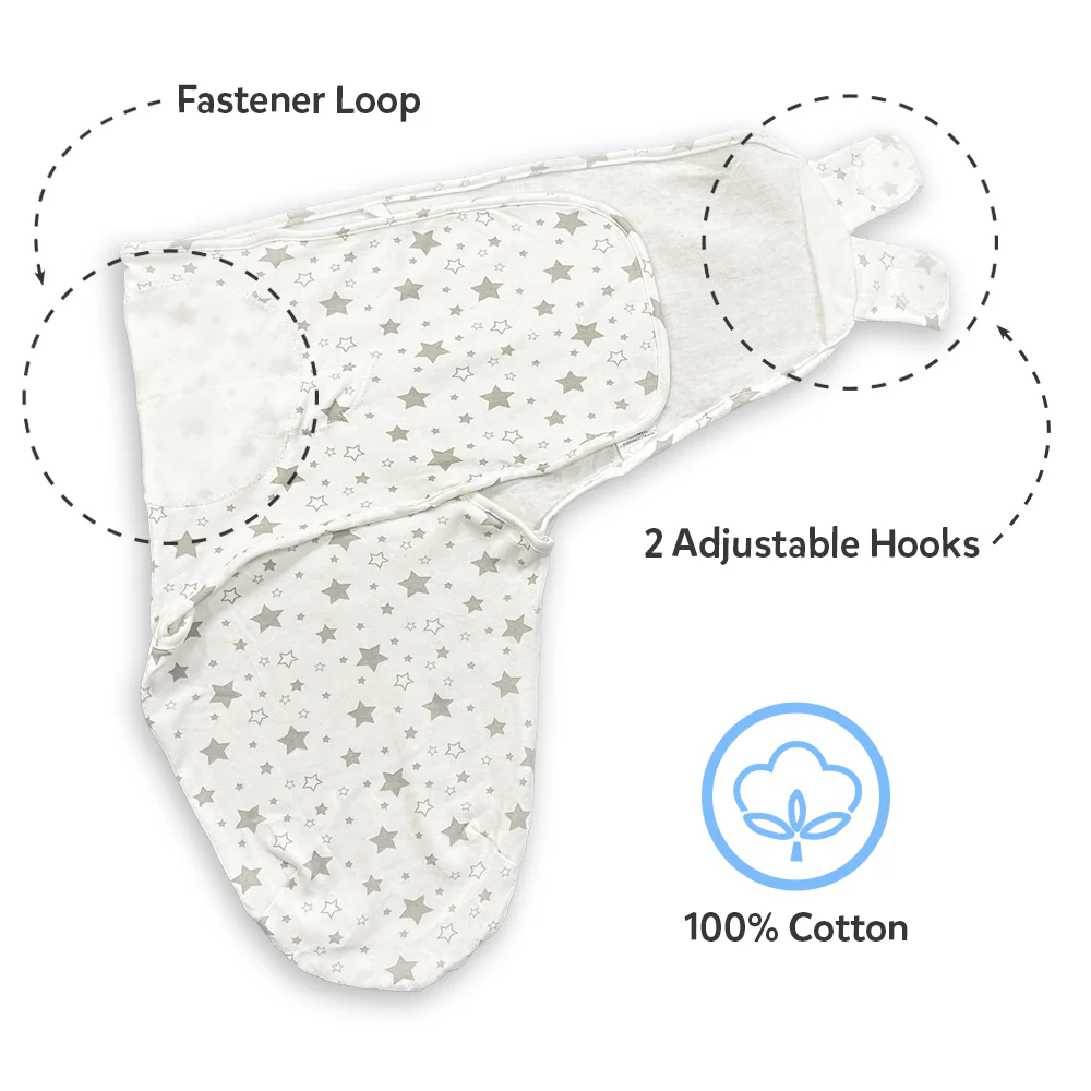 Callowesse Newborn Baby Swaddle 0-3 Months – Exotic Kingdom - Image 4