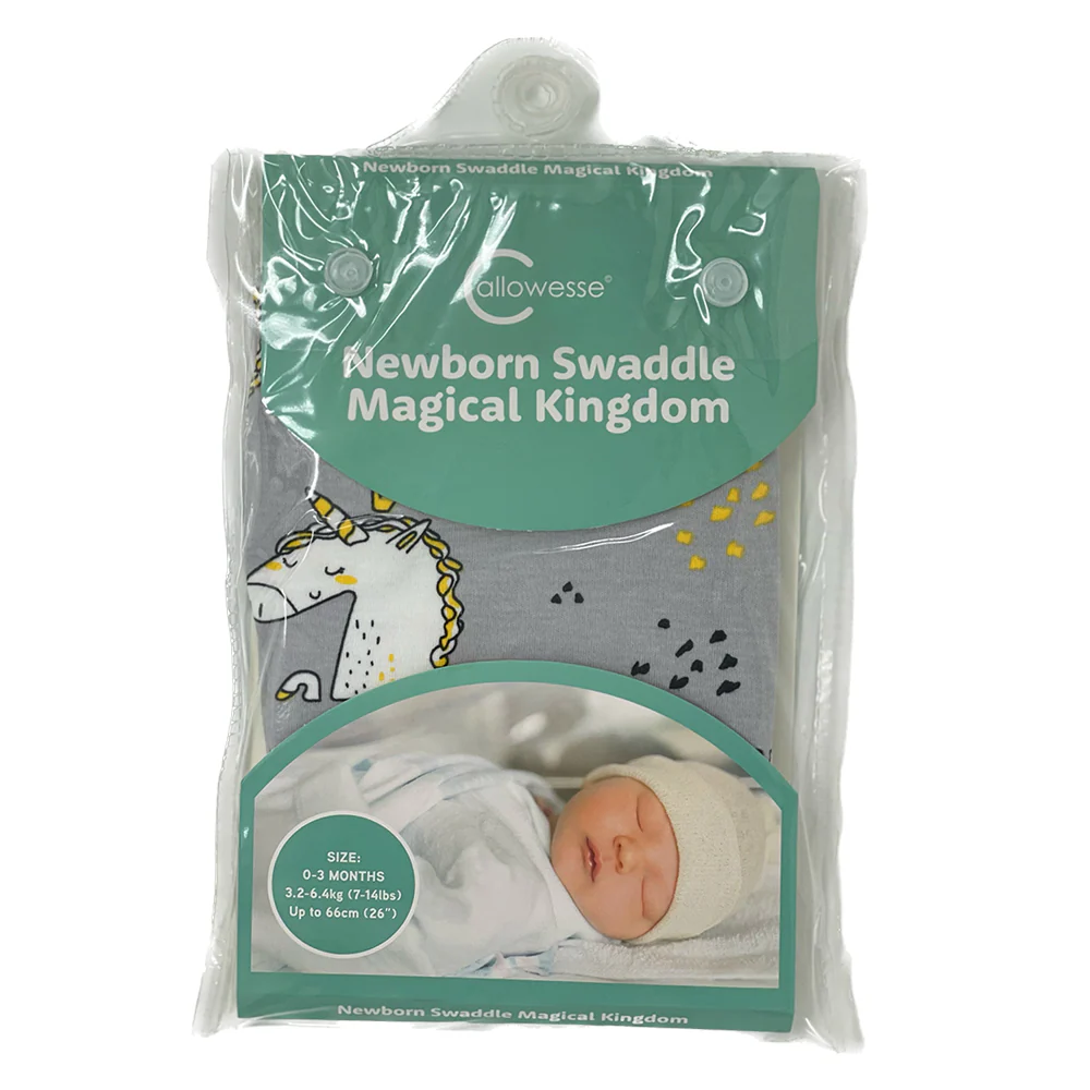 Callowesse Newborn Baby Swaddle 0-3 Months – Magical Kingdom - Image 8