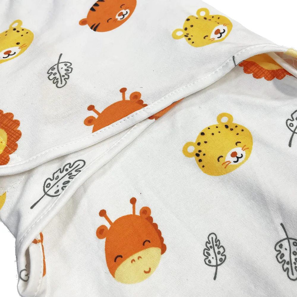 Callowesse Newborn Baby Swaddle 0-3 Months – Safari Friends - Image 2