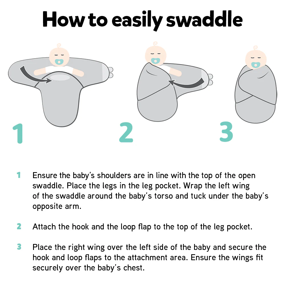 Callowesse Newborn Baby Swaddle 0-3 Months – Starry Night - Image 3