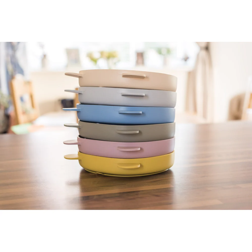 Callowesse Silicone Divided Suction Plate - Pale Mauve - Image 3