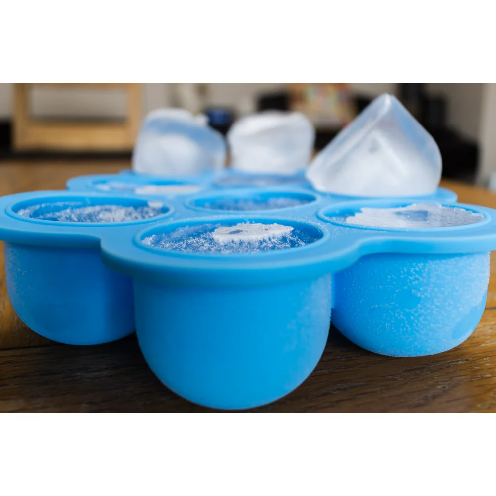 Callowesse Silicone Food Portion Storage Container & Lid – Blue - Image 6