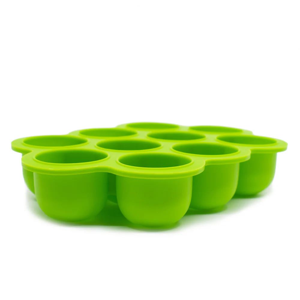 Callowesse Silicone Food Portion Storage Container & Lid – Green - Image 2