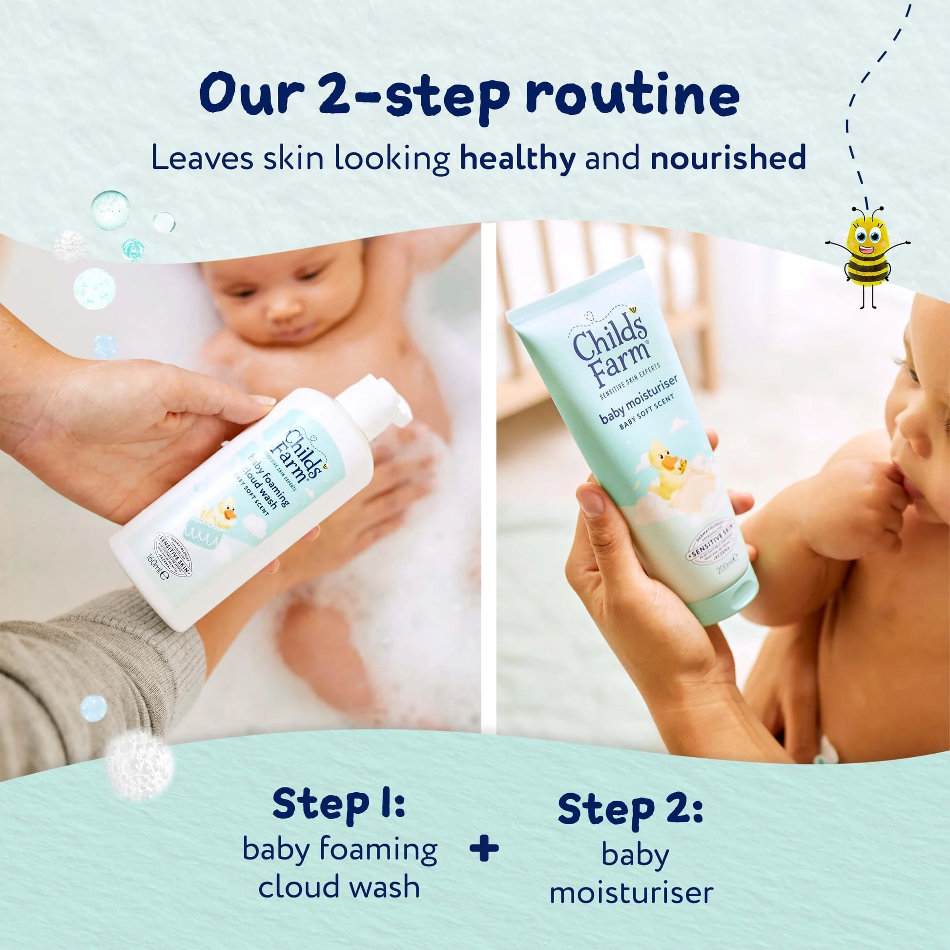 Child's Farm Baby Foaming Cloud Wash 160ml - Image 6