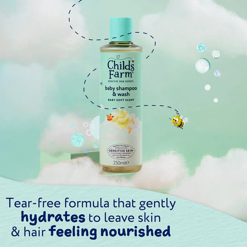 Child's Farm Baby Shampoo & Body Wash 250ml - Image 6