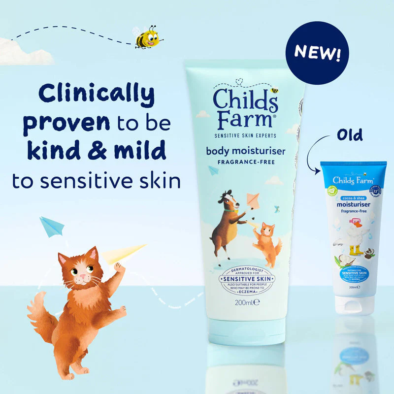 Child's Farm Fragrance Free Moisturiser 200ml - Image 2