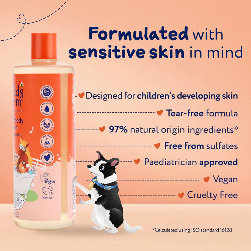 Child's Farm Hair & Bodywash Sweet Orange 500ml - Image 7