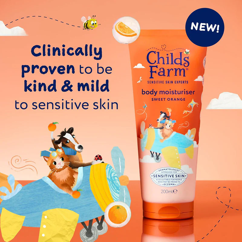 Child's Farm Moisturiser Sweet Orange 200ml - Image 2