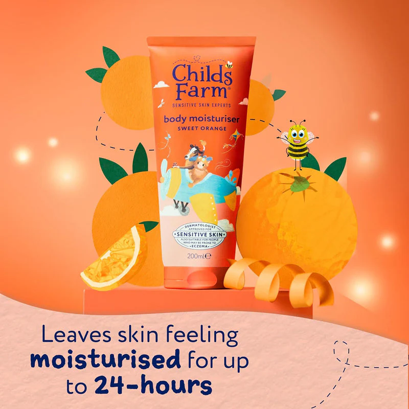 Child's Farm Moisturiser Sweet Orange 200ml - Image 5