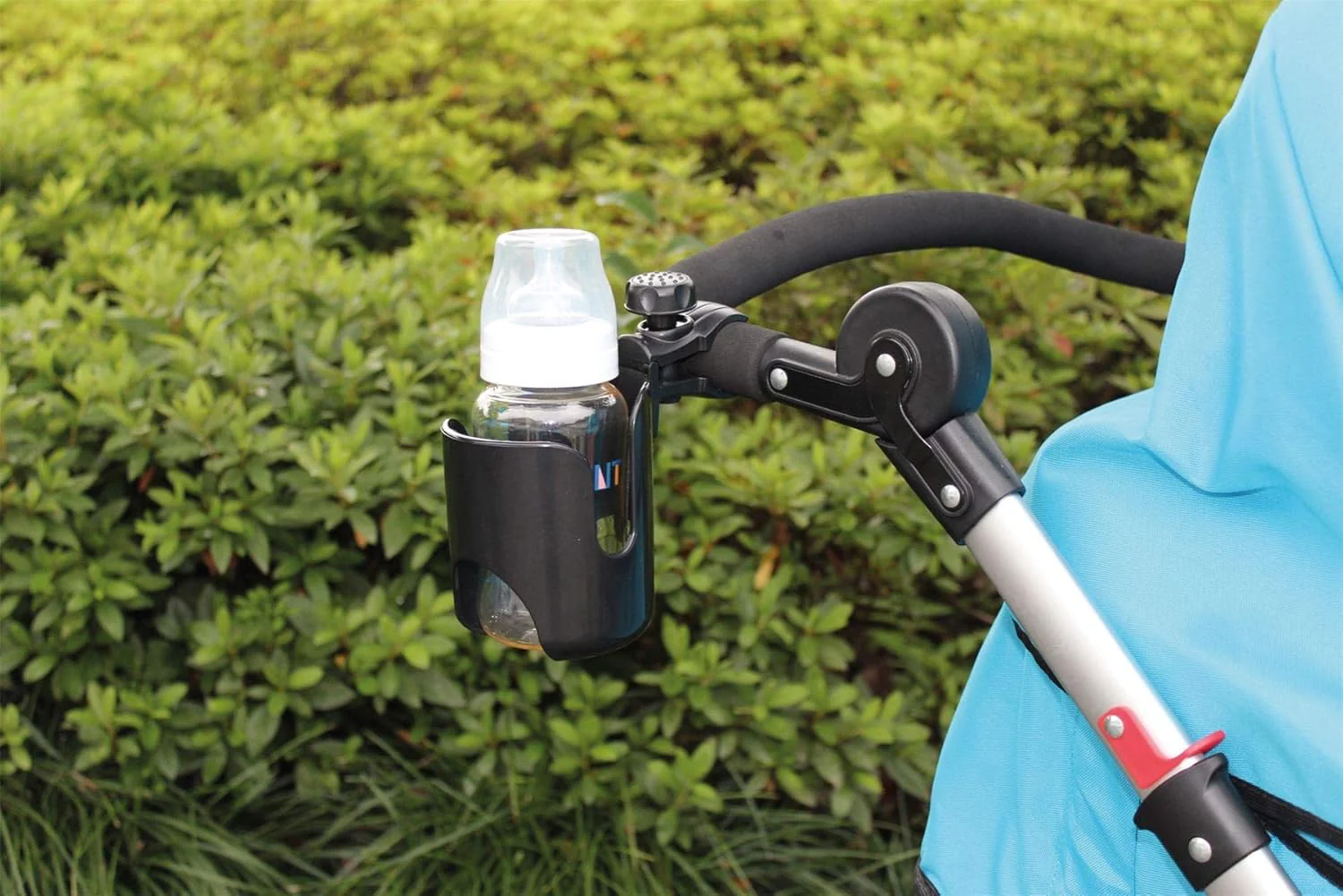 Clippasafe Universal Pushchair & Stroller Cup Holder - Black - Image 2