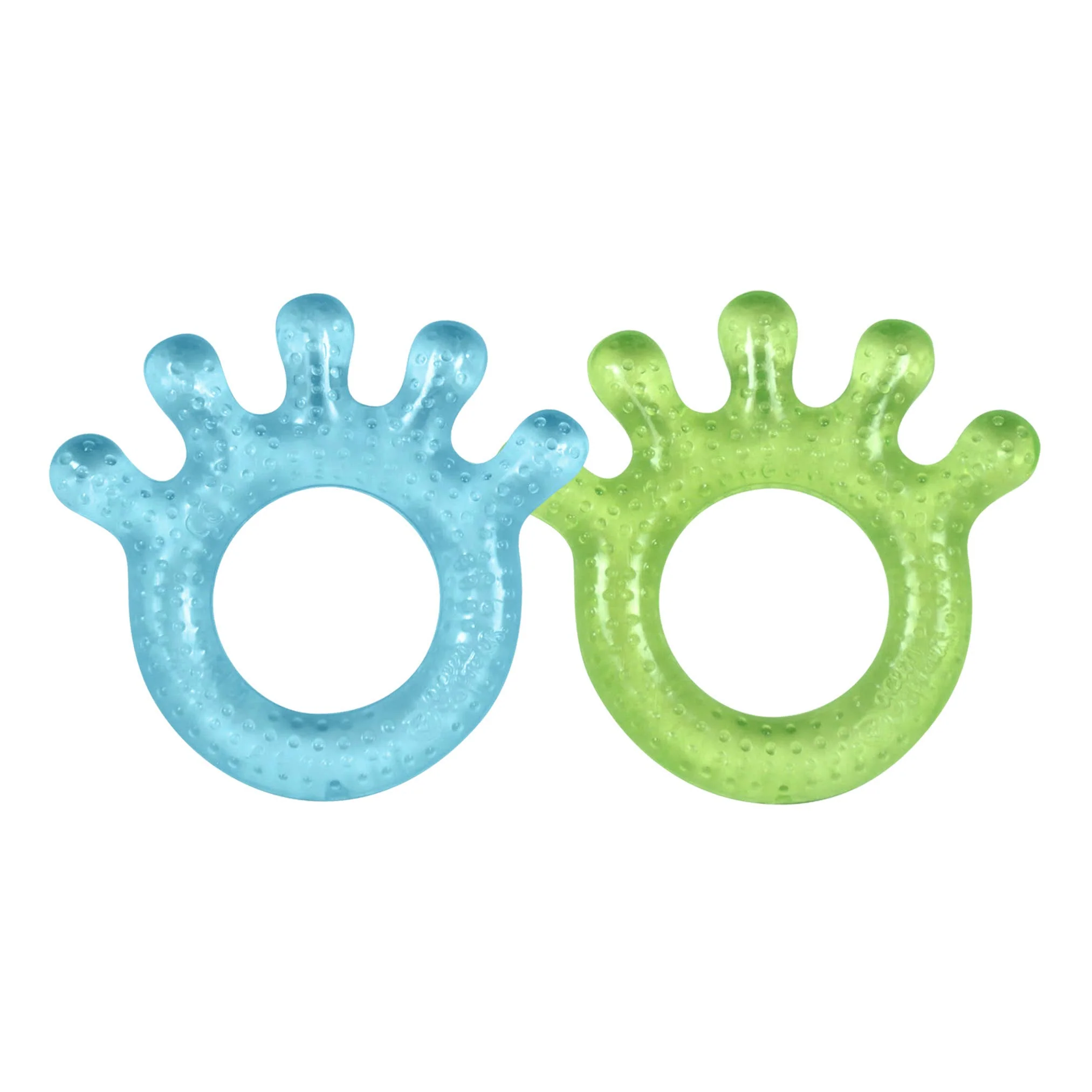 Cooling Teether - Two Pack - Pink & Purple / Blue & Green - Image 4