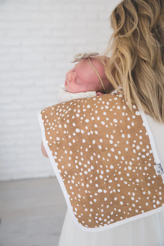Copper Pearl Premium Burp Cloths Fawn 3Pk - Image 4