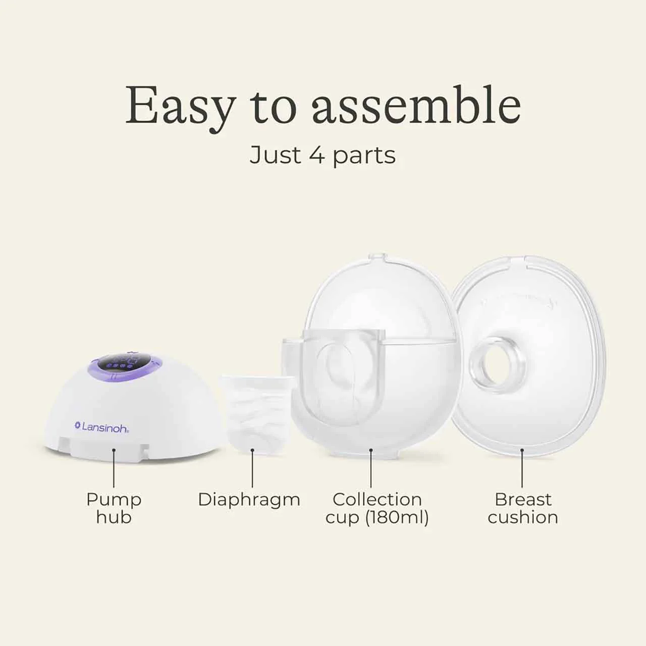 Lansinoh Wearable Electric Breast Pump (Single) - Image 4