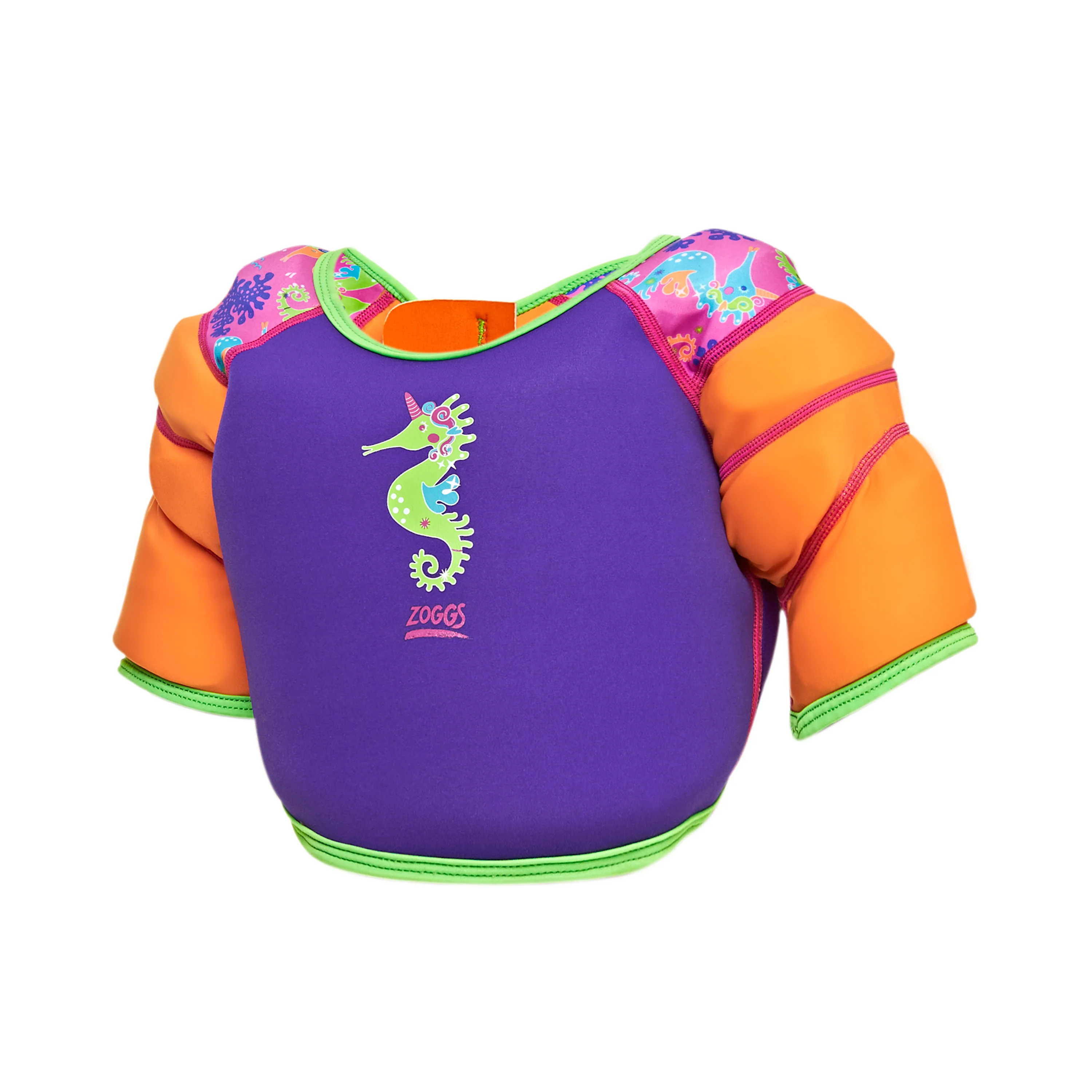 Zoggs Water Wings Swim Vest - Sea Unicorn * Purple (1 - 2 Years) - Image 3