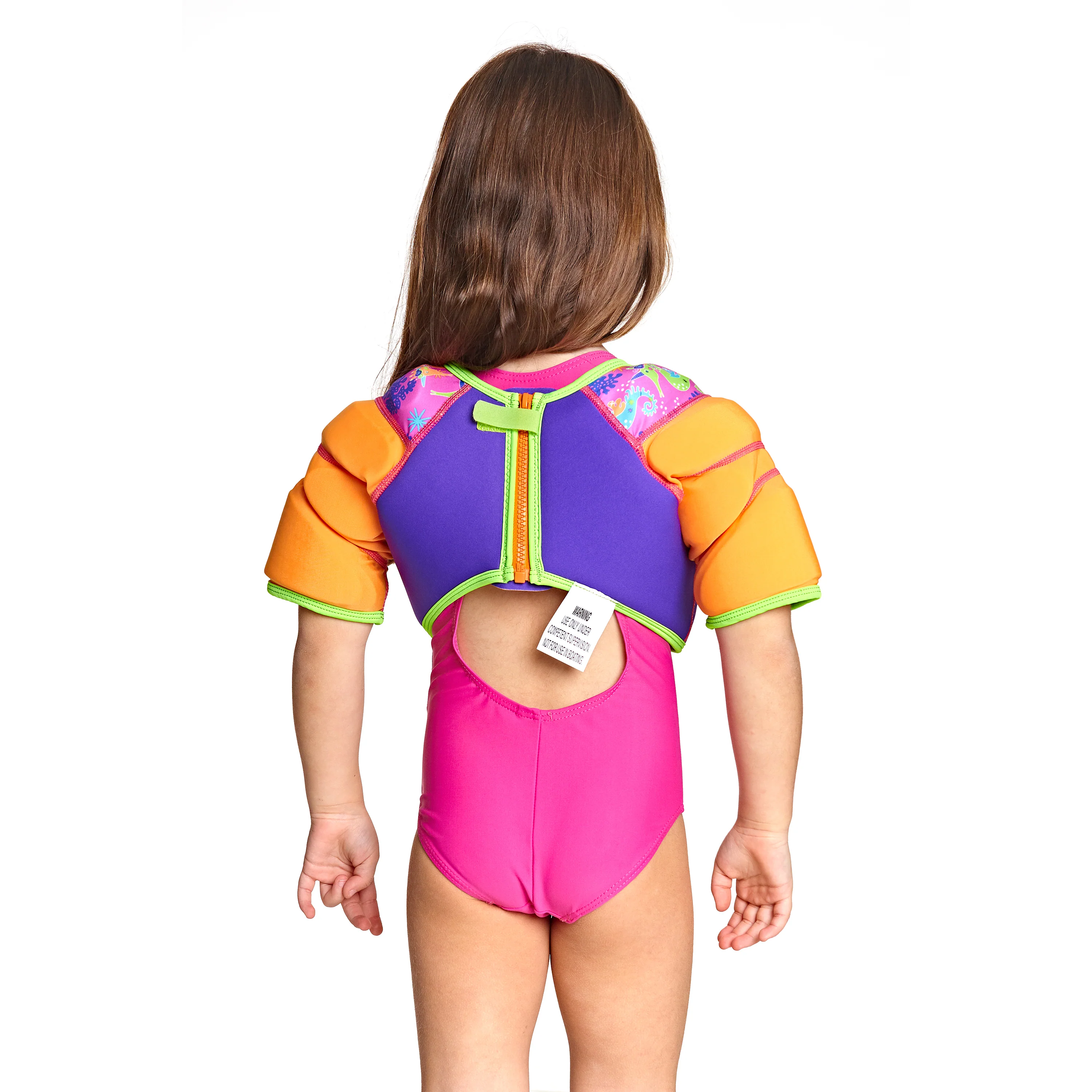Zoggs Water Wings Swim Vest - Sea Unicorn * Purple (1 - 2 Years) - Image 4