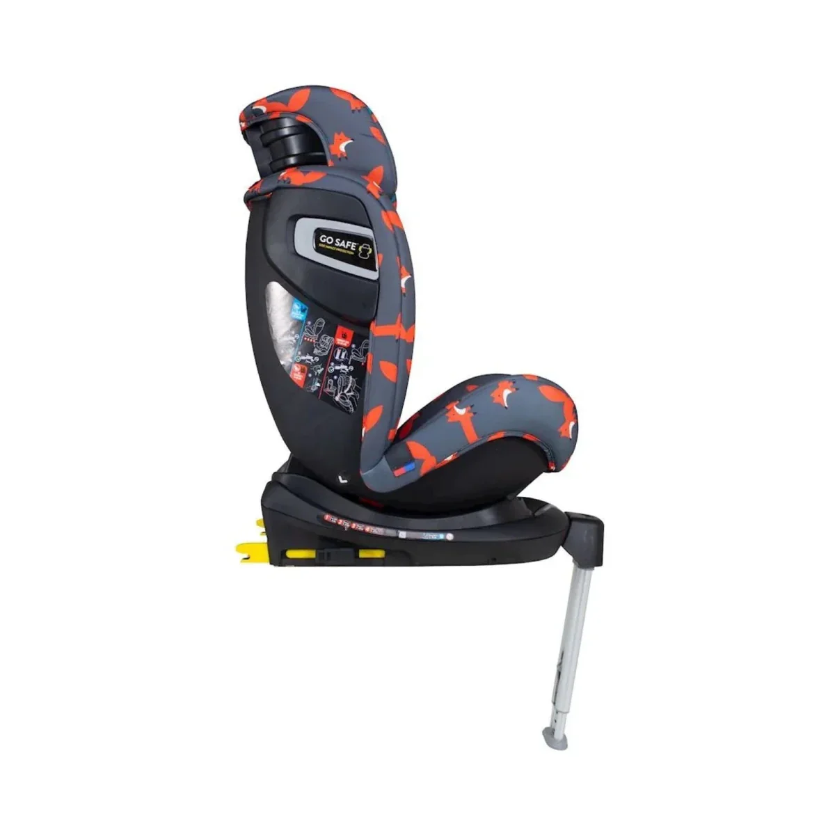 Cosatto All in All 360 Rotate i-Size Car Seat - Charcoal Mister Fox - Image 10