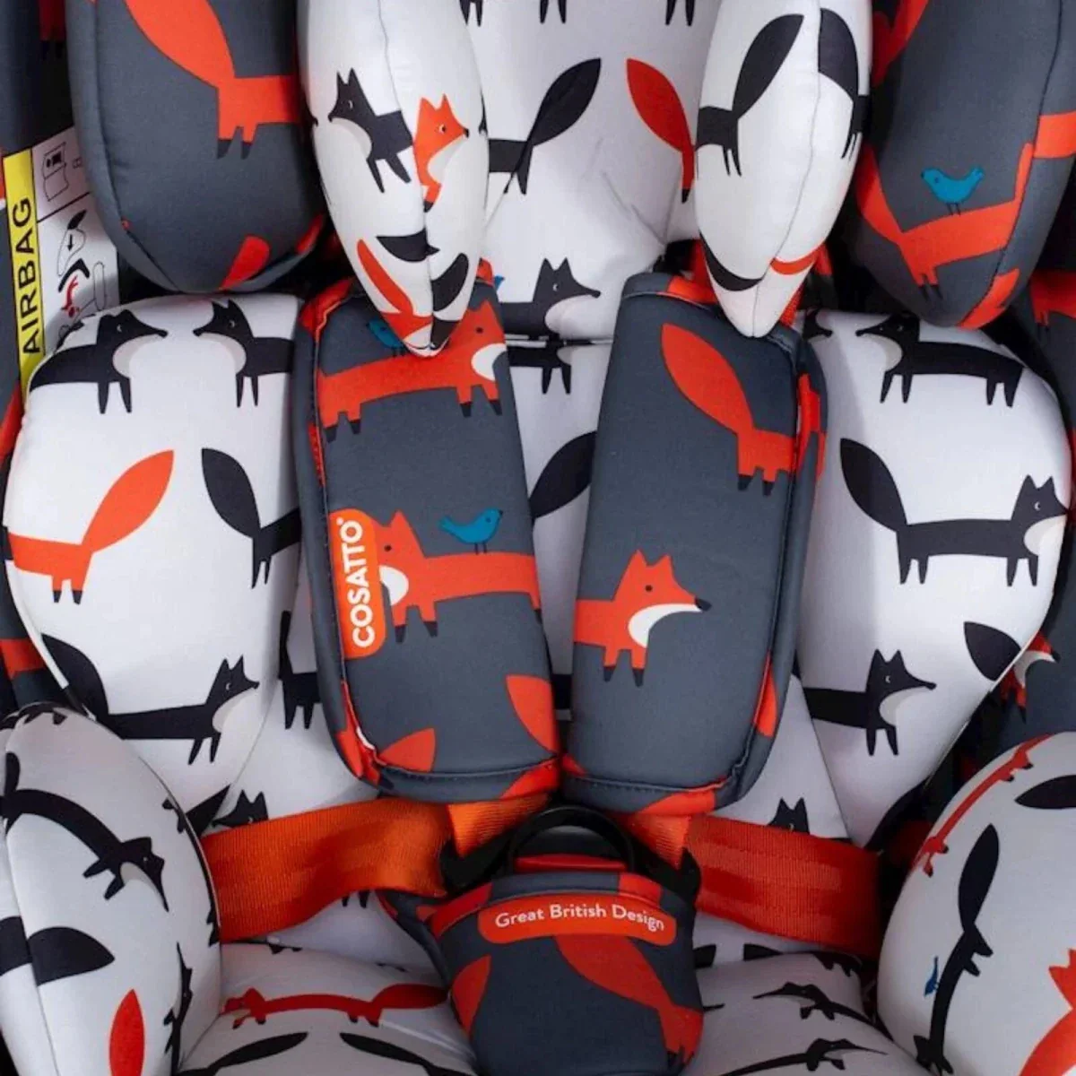 Cosatto All in All 360 Rotate i-Size Car Seat - Charcoal Mister Fox - Image 5