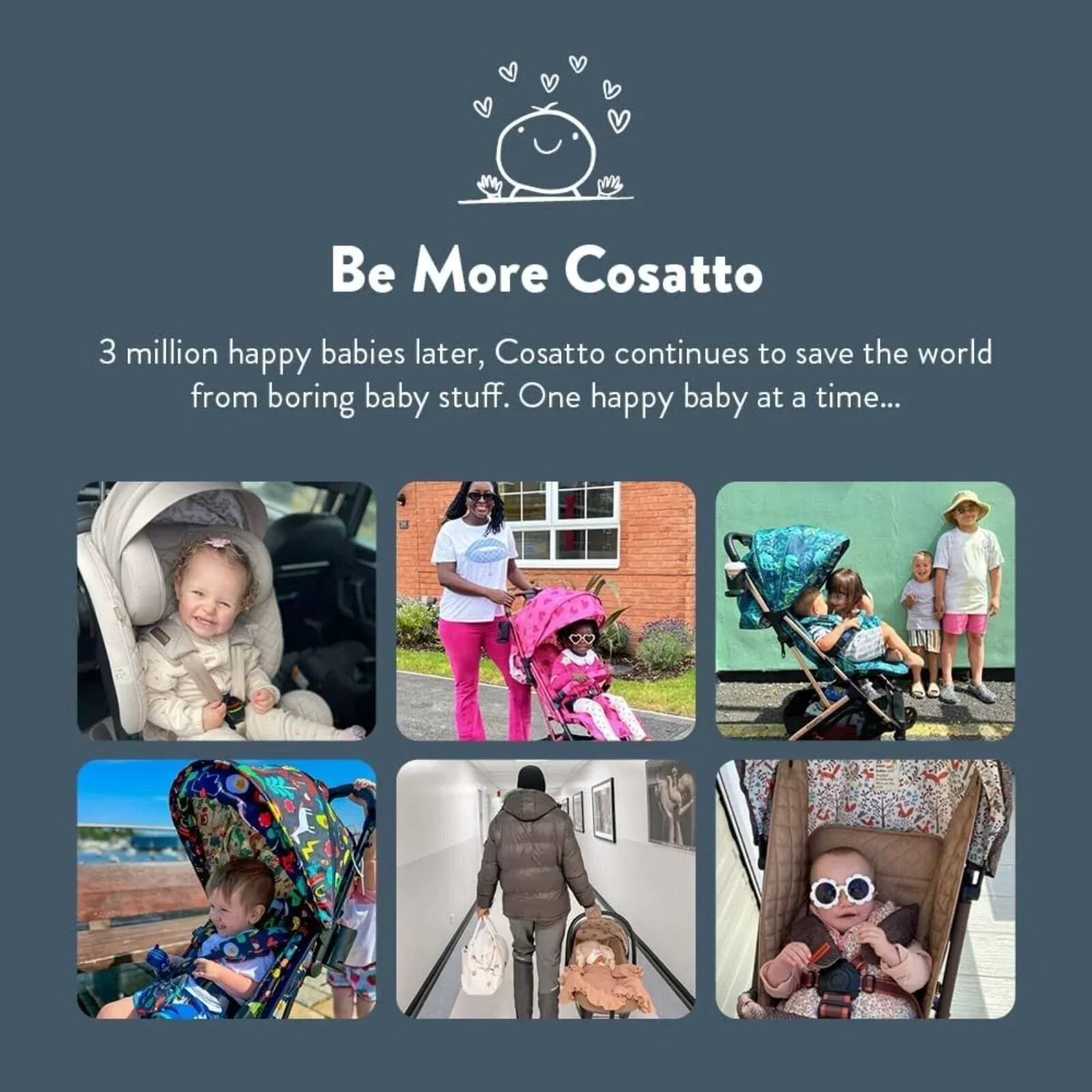 Cosatto Yo! Stroller - Happy Unicorns - Image 7