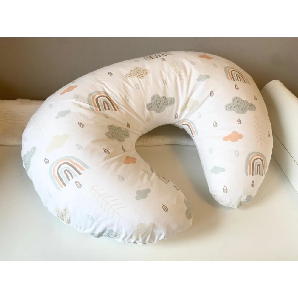 Cuddles Collection Feeding Support Nursing Pillow – Rainbow - Image 2