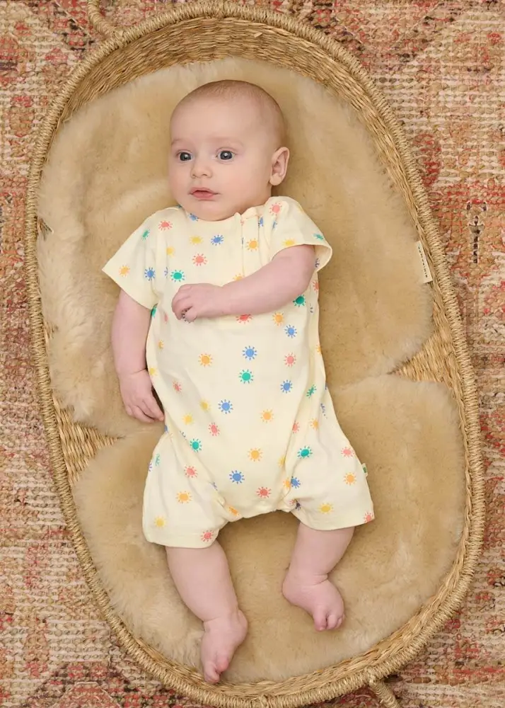 Dinky - Rainbow Sunshine Short Sleeve Playsuit - Image 2