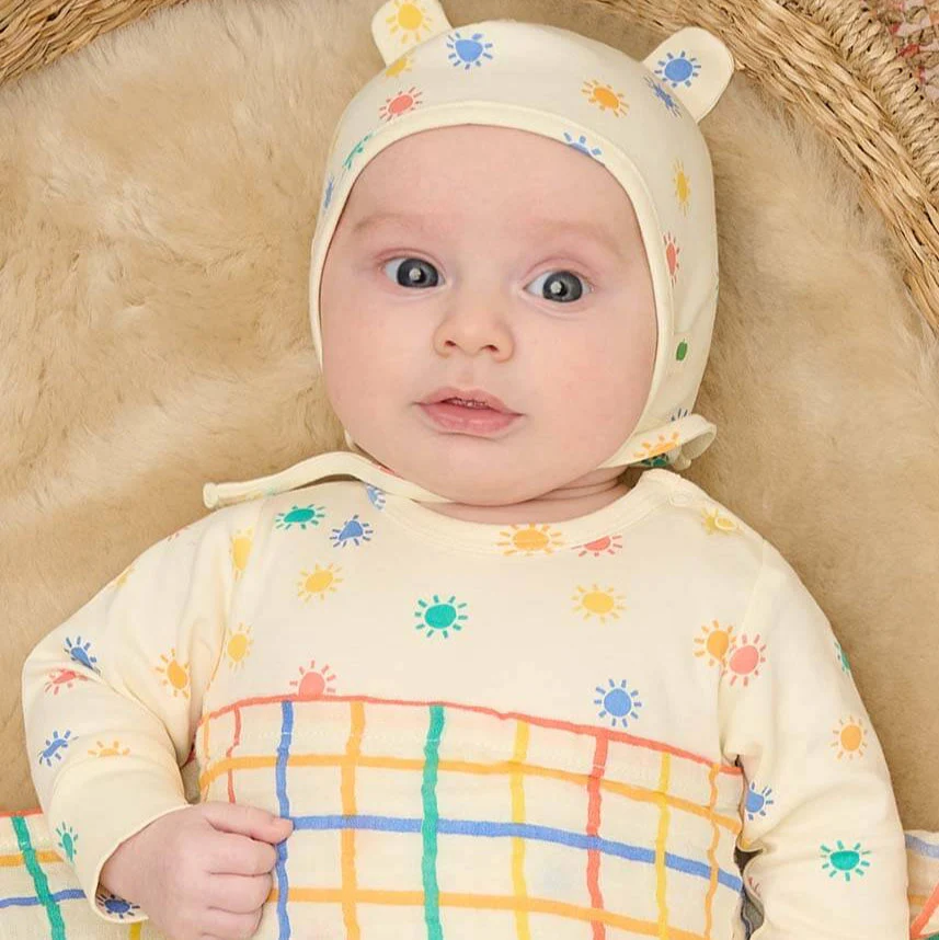 Ditto - Rainbow Check Large Muslin Swaddle Blanket - Image 9