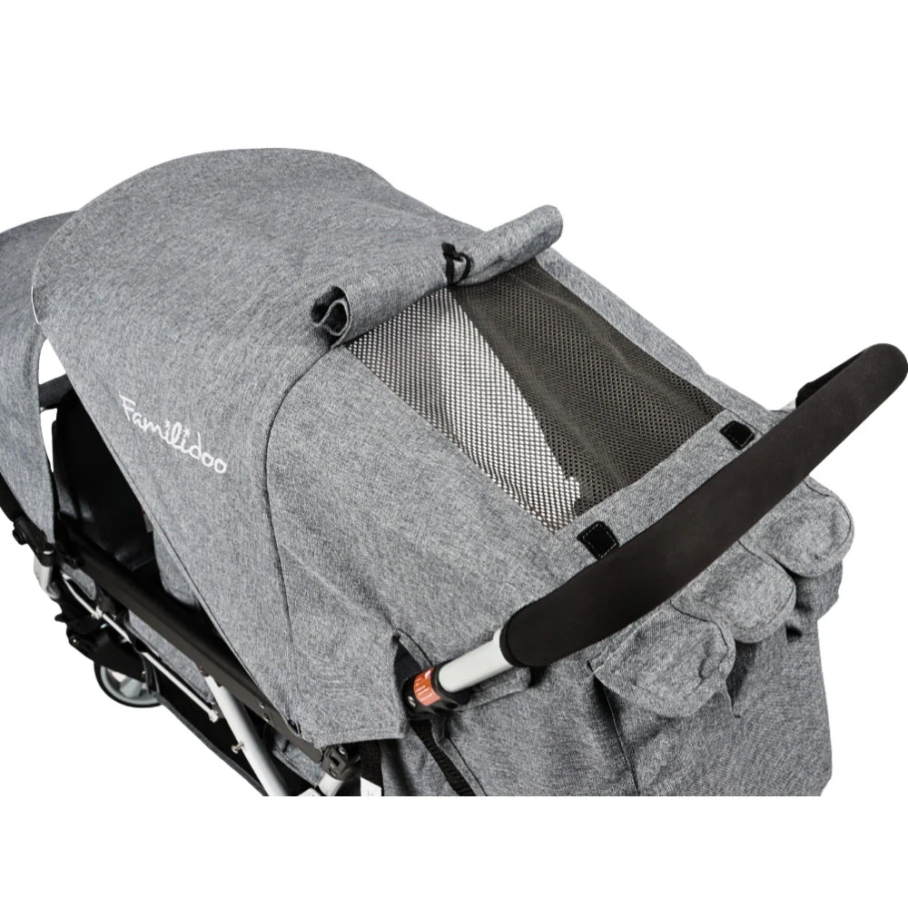 Familidoo 3 Seater Lightweight Stroller - Plus Free Rain Cover - Image 3