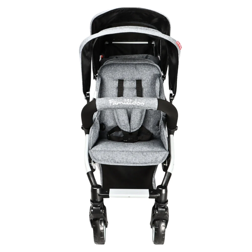 Familidoo 3 Seater Lightweight Stroller - Plus Free Rain Cover - Image 6