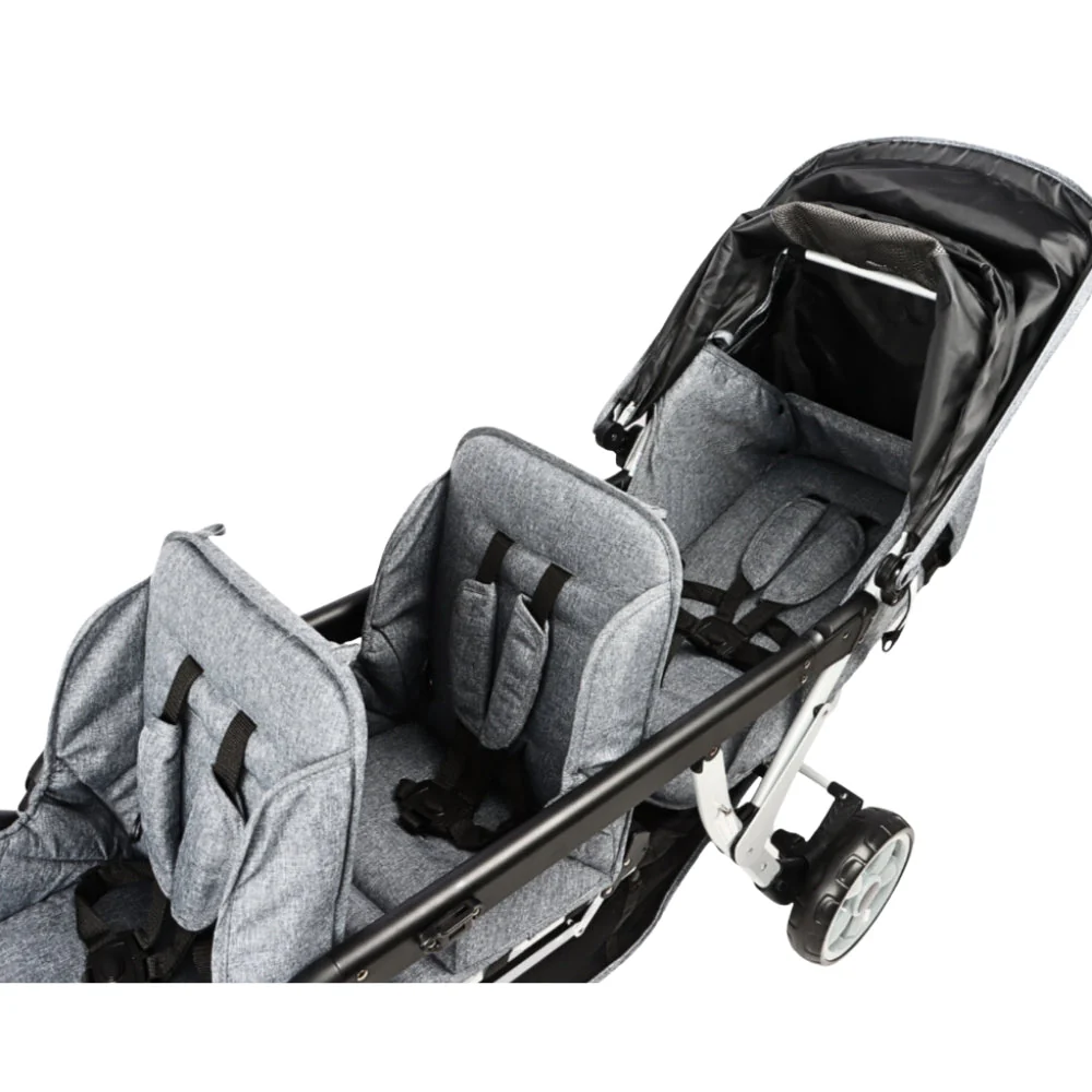 Familidoo 3 Seater Lightweight Stroller - Plus Free Rain Cover - Image 8