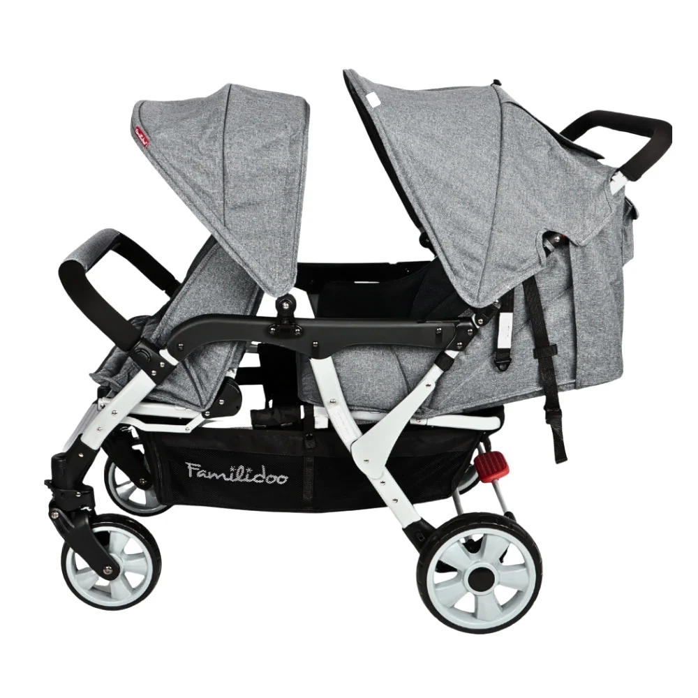 Familidoo 4 Seater Lightweight Stroller - Plus Free Rain Cover - Image 4
