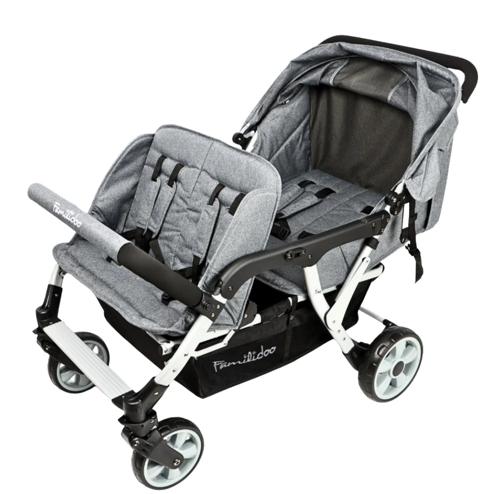 Familidoo 4 Seater Lightweight Stroller - Plus Free Rain Cover - Image 5