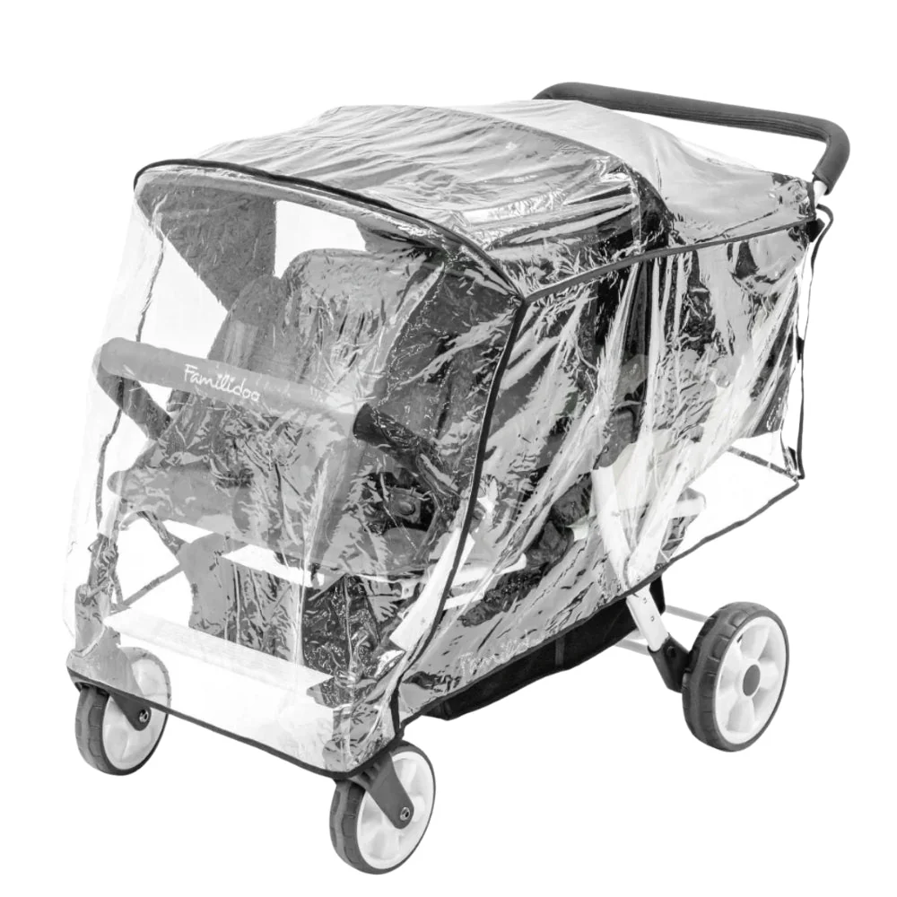 Familidoo 4 Seater Lightweight Stroller - Plus Free Rain Cover - Image 8