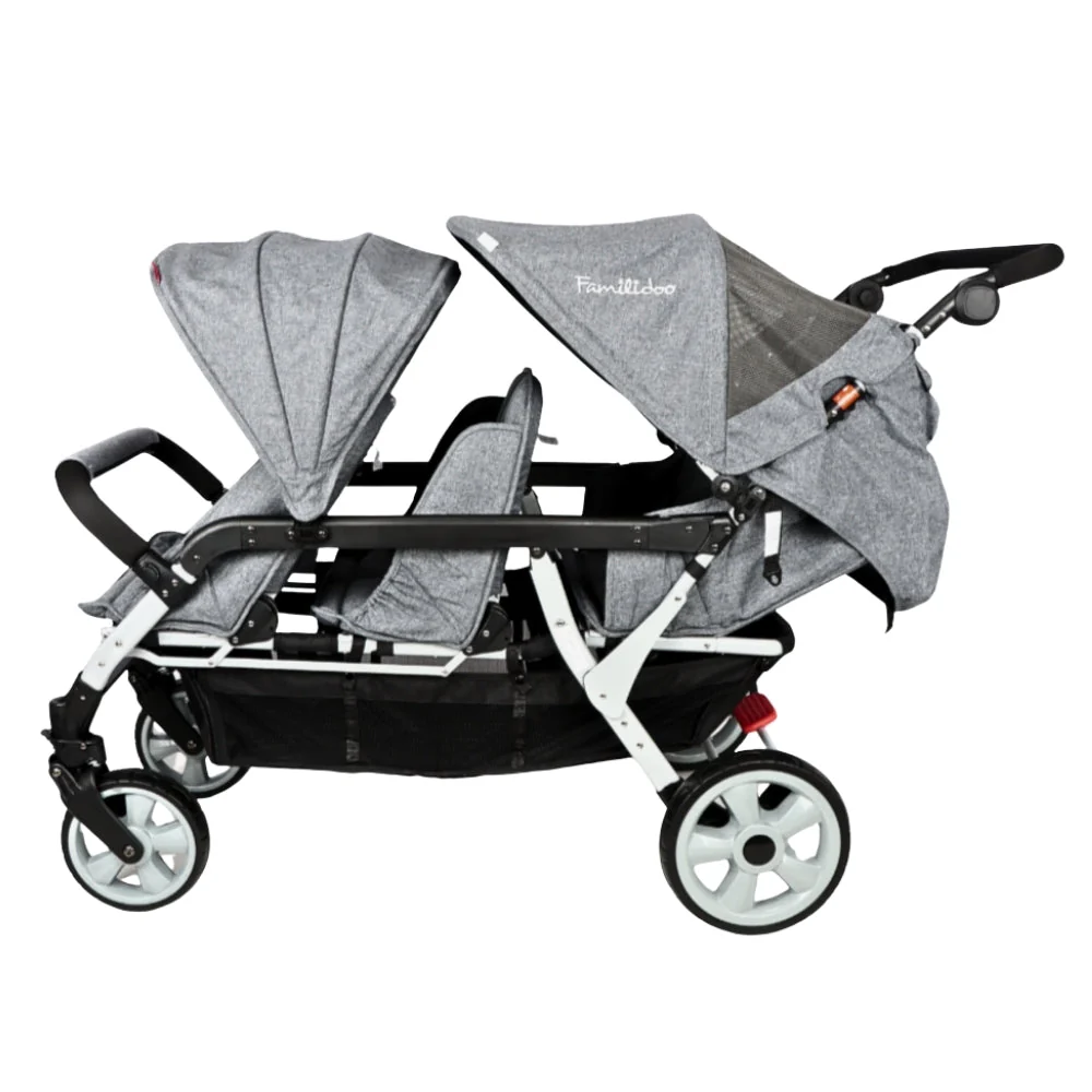Familidoo 6 Seater Lightweight Stroller - Plus Free Rain Cover - Image 2