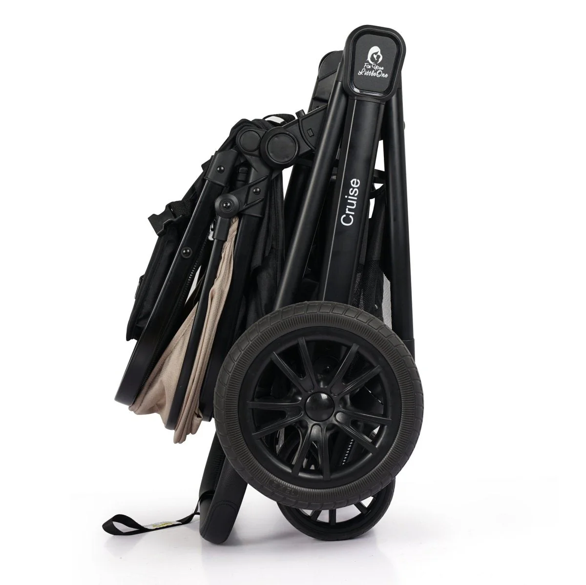 For Your Little One Cruise 3 In 1 Travel System With Car Seat - Dune Beige (Free Cupholder And Seat Liner Included!) - Image 12