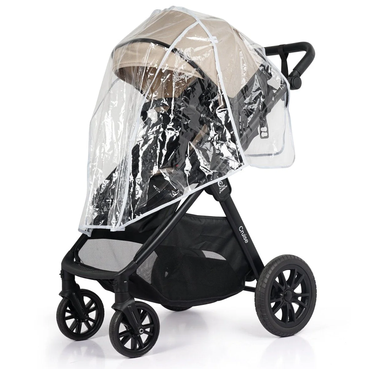 For Your Little One Cruise 3 In 1 Travel System With Car Seat - Dune Beige (Free Cupholder And Seat Liner Included!) - Image 15