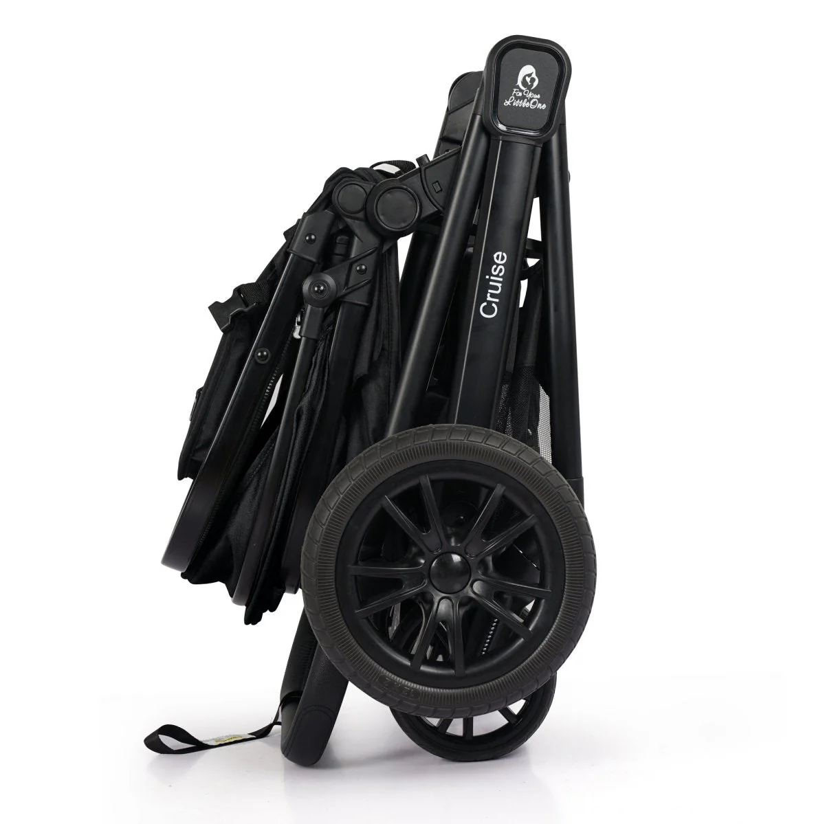 For Your Little One Cruise 3 In 1 Travel System With Car Seat - Eclipse Black (Free Cupholder / Seat Liner Included!) - Image 10