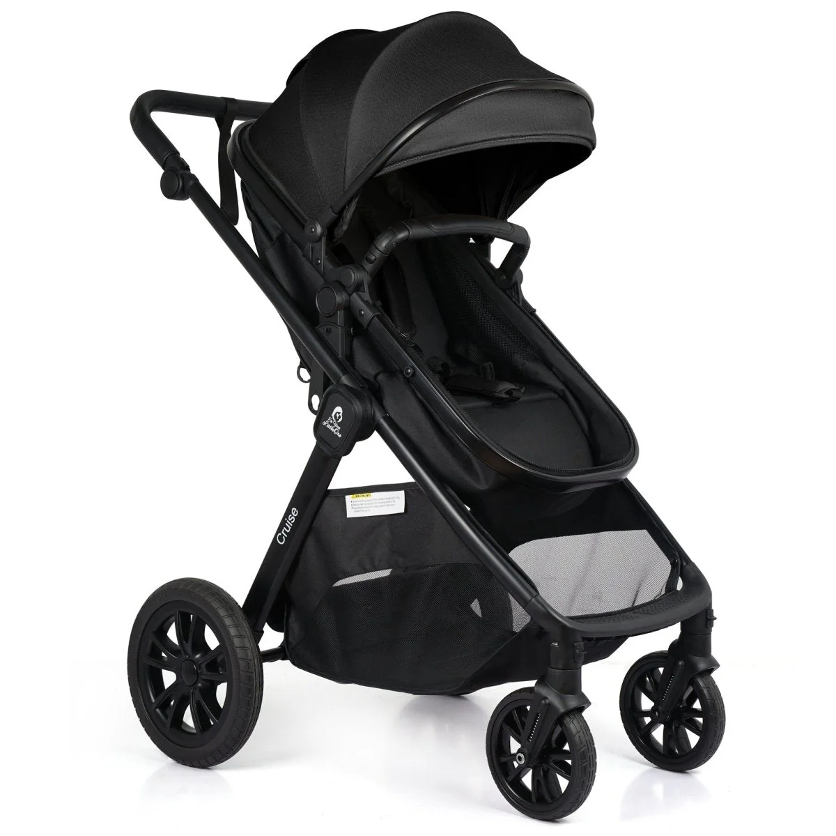 For Your Little One Cruise 3 In 1 Travel System With Car Seat - Eclipse Black (Free Cupholder / Seat Liner Included!) - Image 14